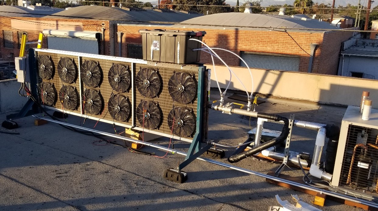 Rooftop Condenser For Solvent Recovery