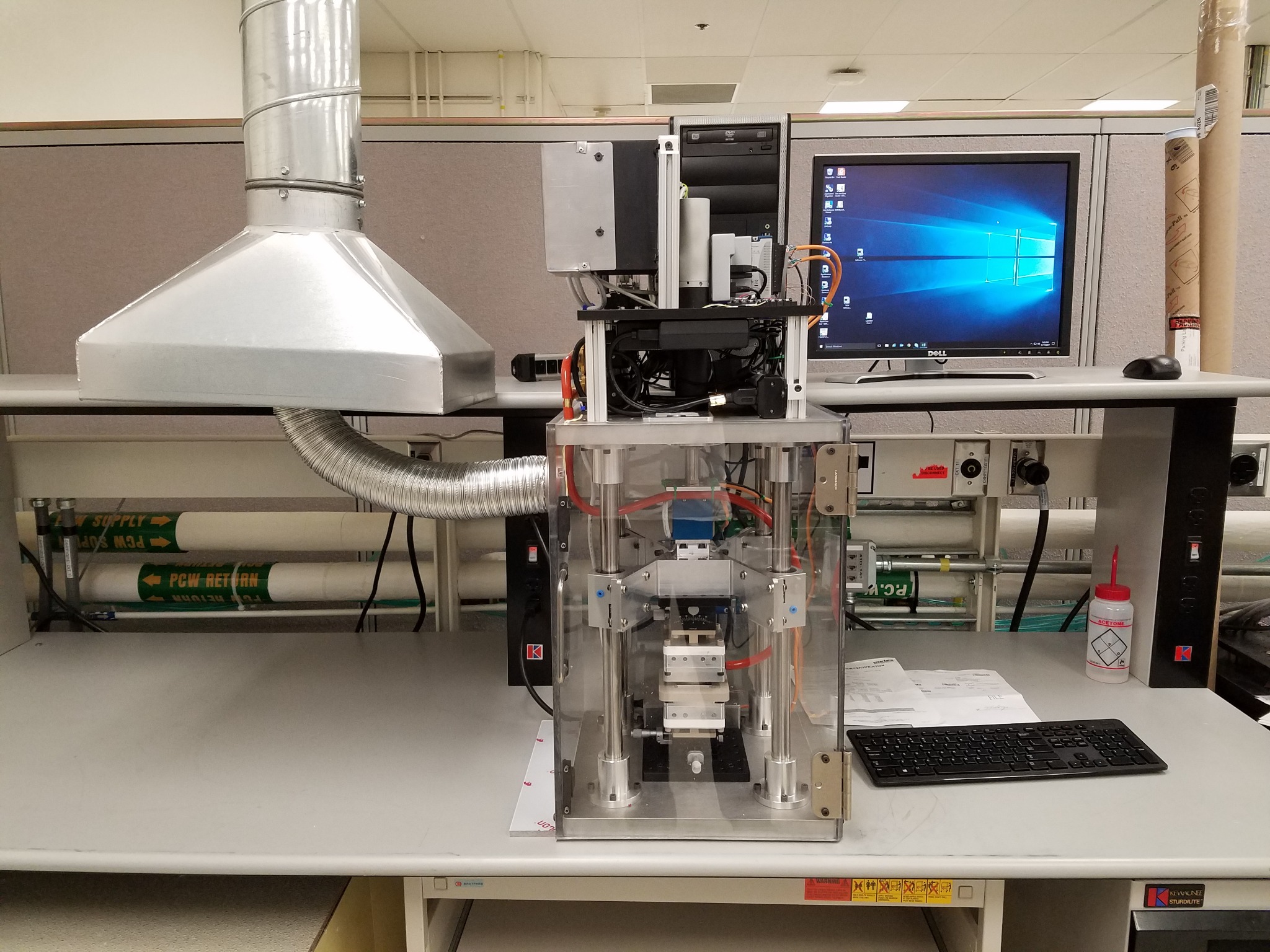 Microprocessor Lidding Machine (Alternate Angle)